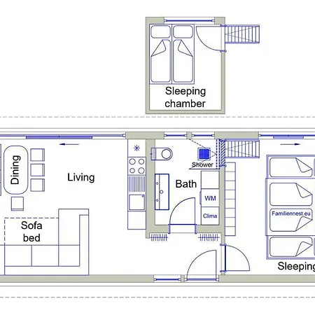 Holiday home Exclusive Wooden House With Mountain Railway *